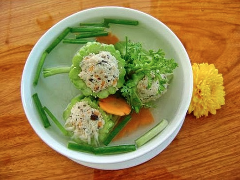 Canh khổ qua chay thanh đạm, mát bổ