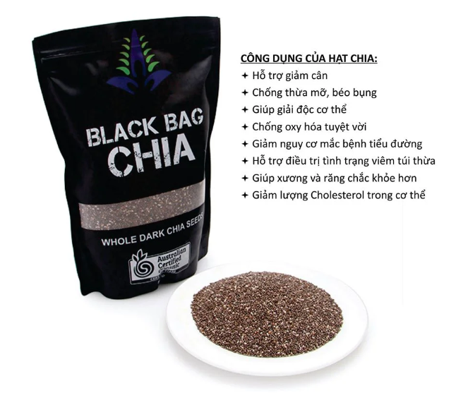 Hạt Chia Úc Loại 1