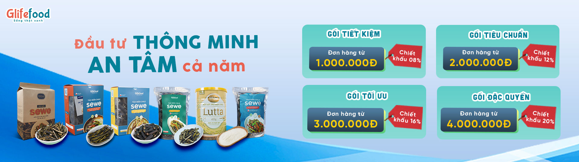 Combo gói tảo xoắn Combo gói tảo xoắn